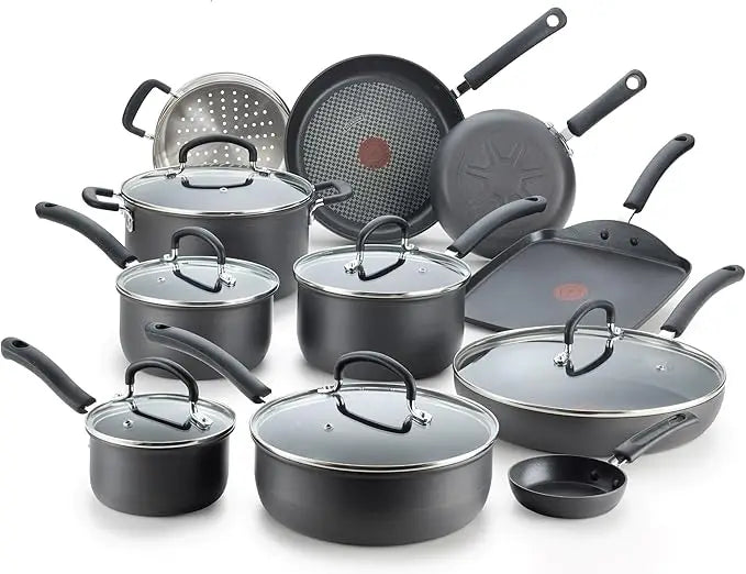 17 Piece Ultimate Hard Anodized Nonstick Cookware Set