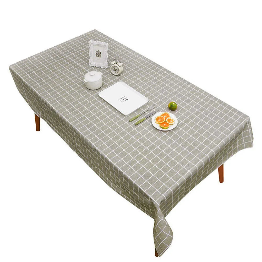 Rectangle Wipe Clean Party Tablecloth Cover