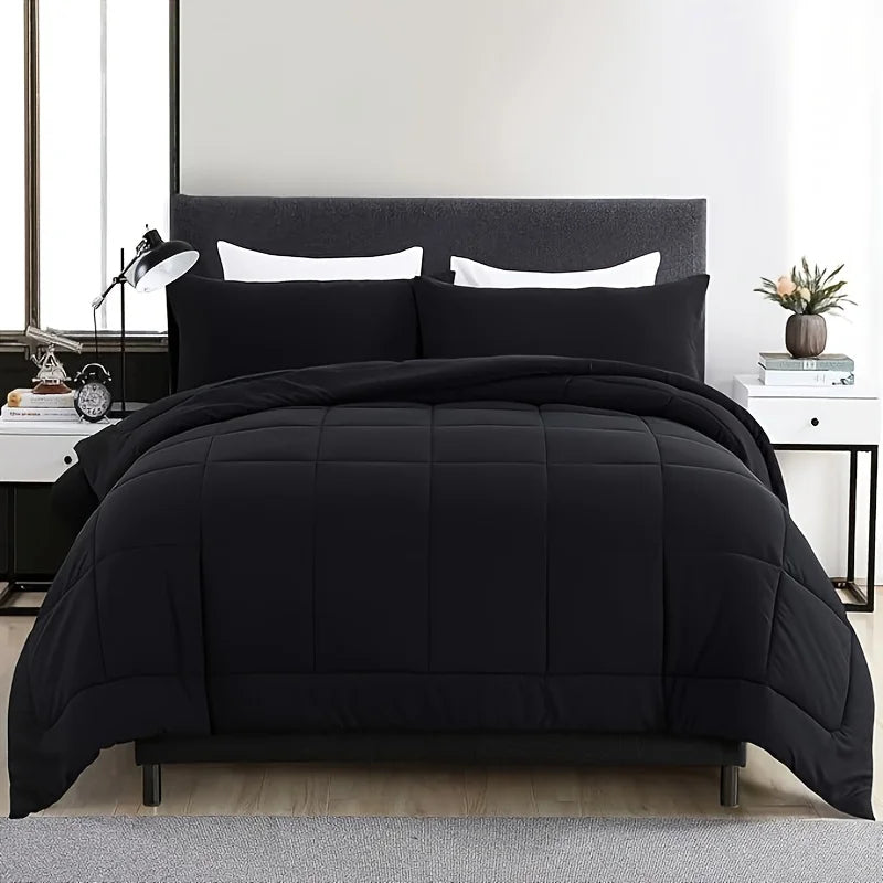 Soft Breathable All Seasons Bedding with 2/3 pcs,1 Comforter