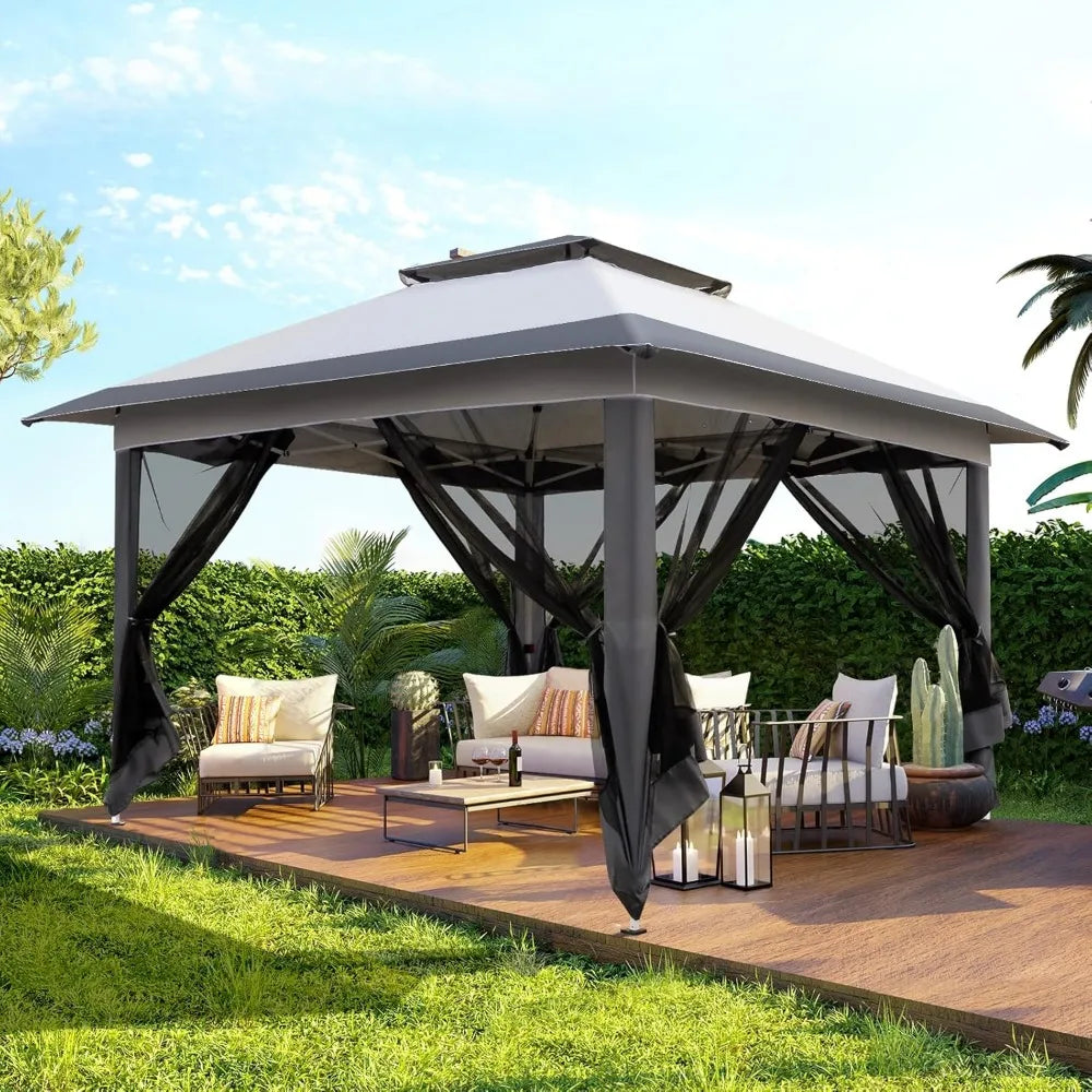 12x12 Pop Up Canopy Tent Easy Set-up