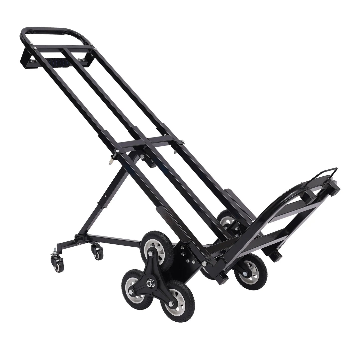 460lbs Black Stair Climbing Cart, 29-45in Height