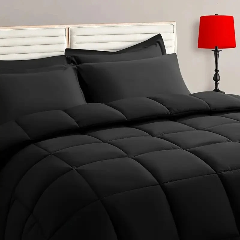 2/3pcs Reversible Comforter Bedding Set for All Seasons
