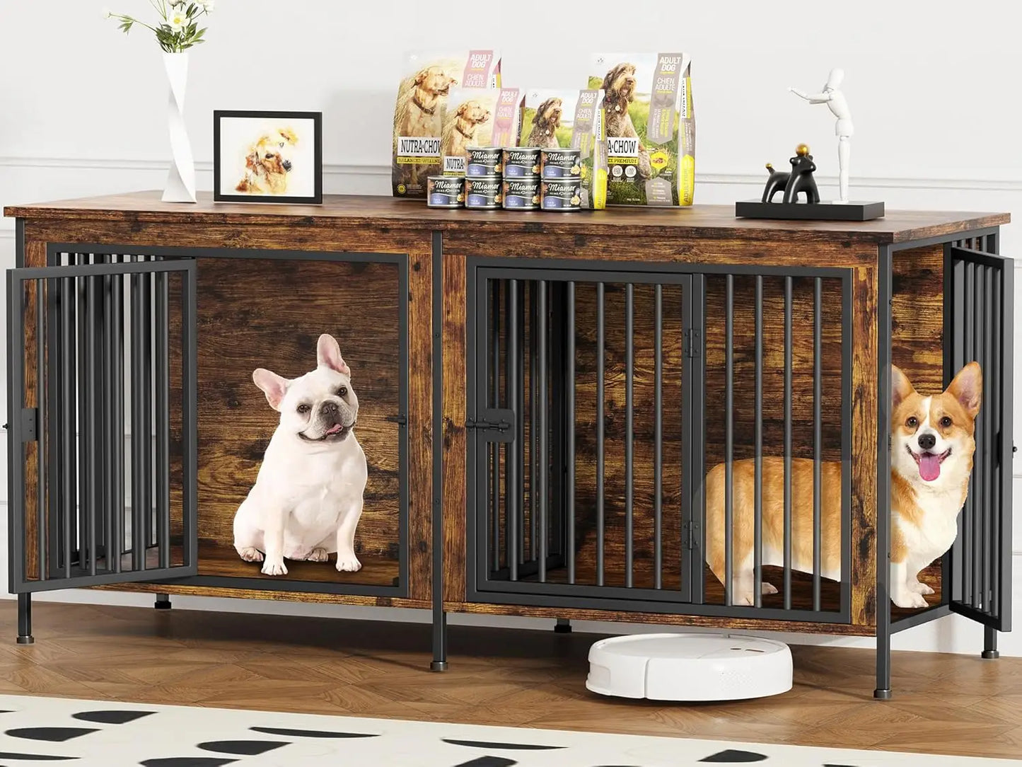 31.5" Chew-Resistant Crates for Small and Medium Dogs