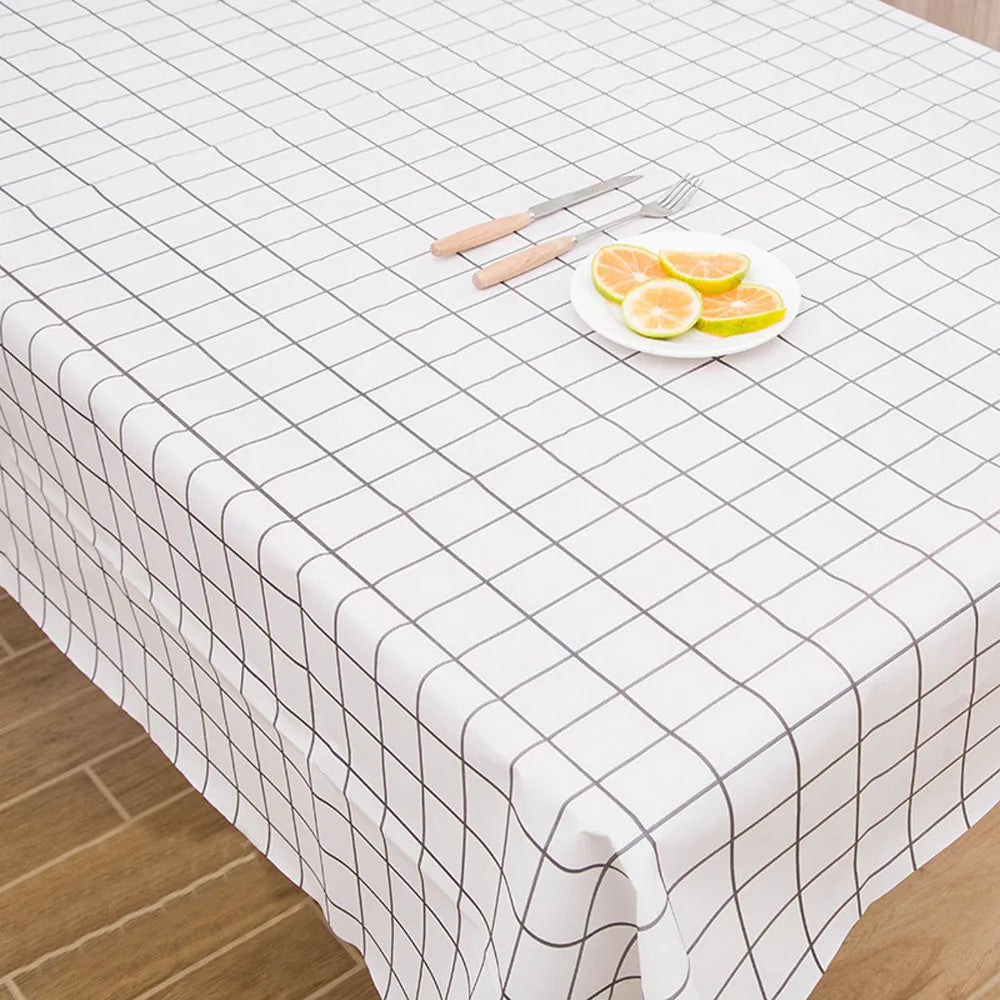 Rectangle Wipe Clean Party Tablecloth Cover