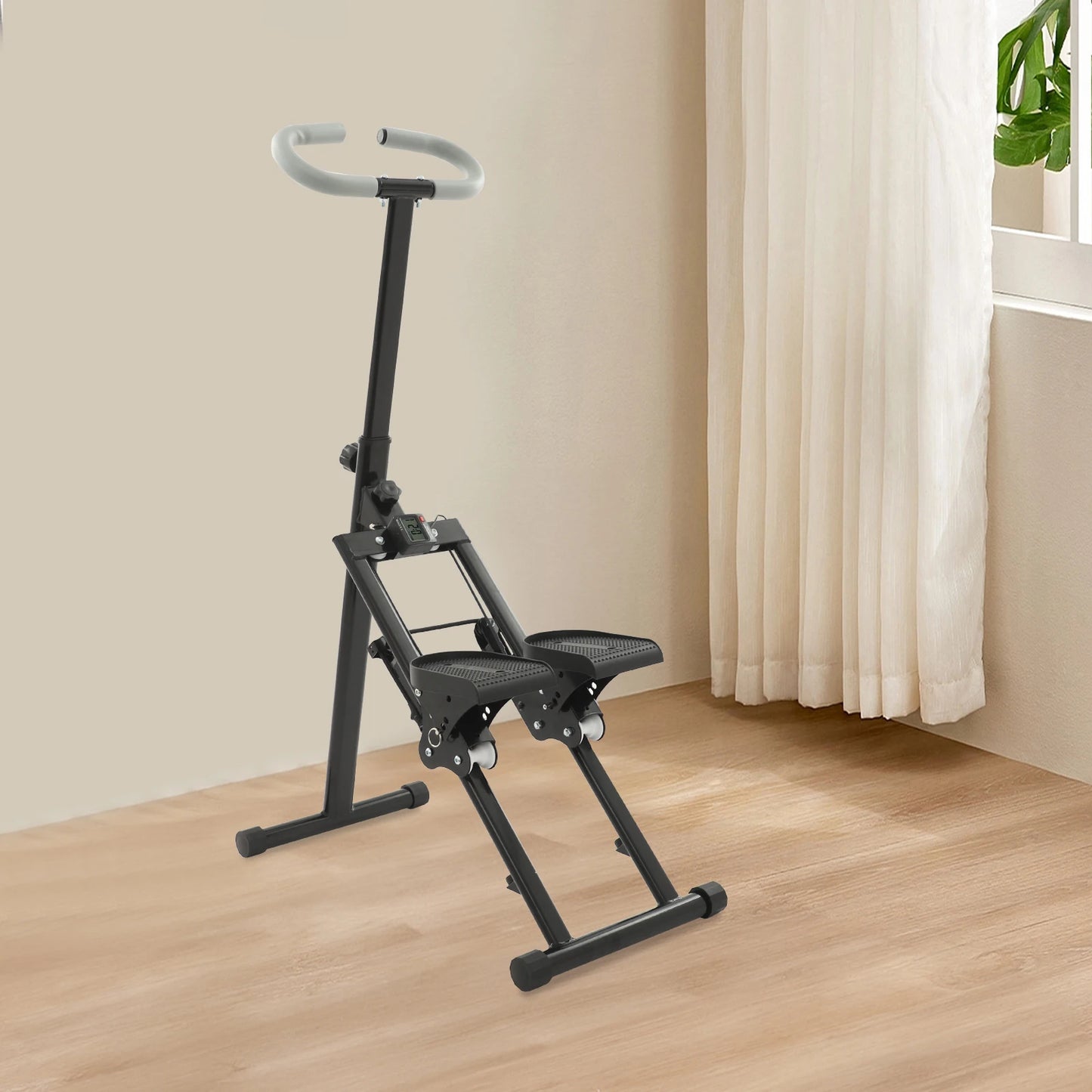 Foldable Indoor Vertical Stair Climbing Machine for Full-Body Workout