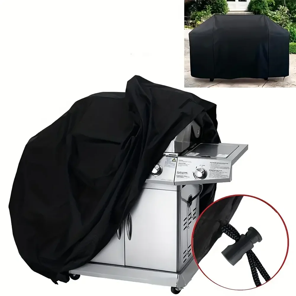 BBQ Cover Outdoor Rain Protective Barbecue Cover Round