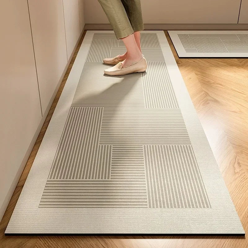1 pc Japanese style soft kitchen diatomite mud floor mat