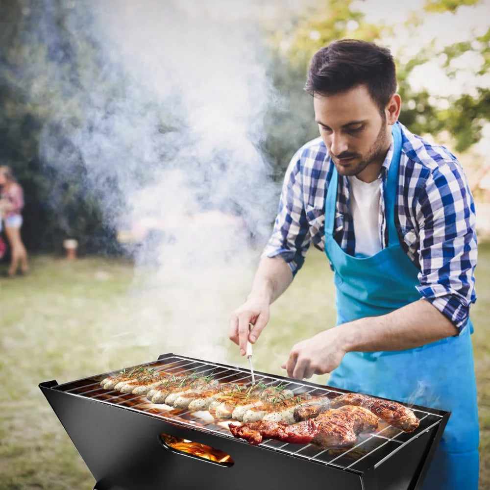 Foldable Portable BBQ Barbecue Grill
