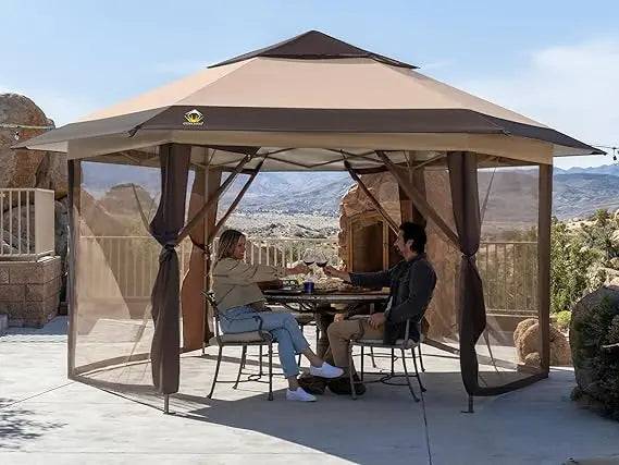 16x16 Pop up Gazebo with Mosquito Nettings