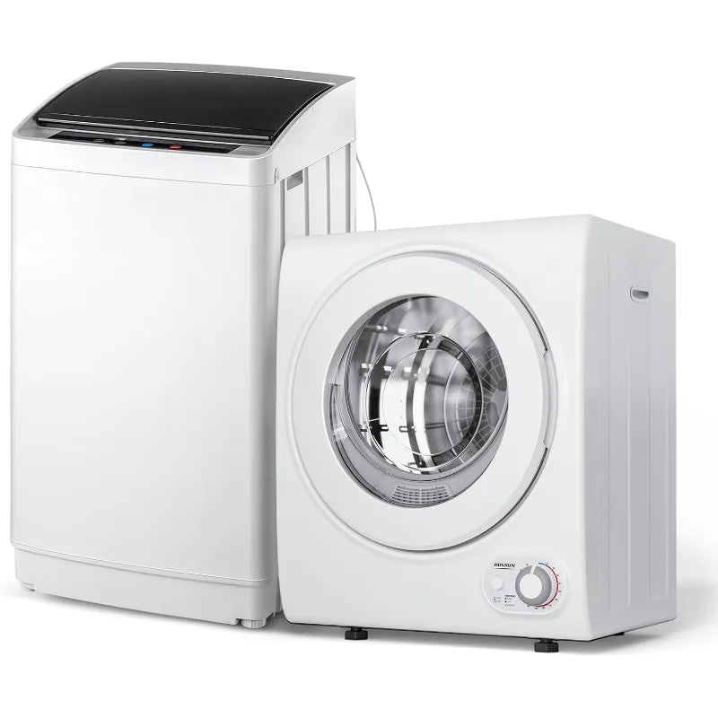 17.8LBS Fully Automatic Washing Machine and Dryer Set