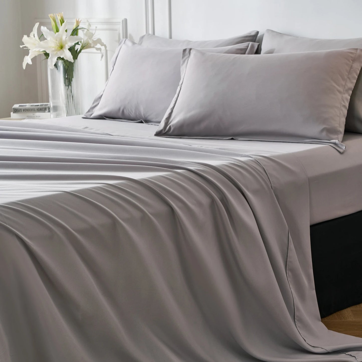 7-Pcs Solid Comforter sets
