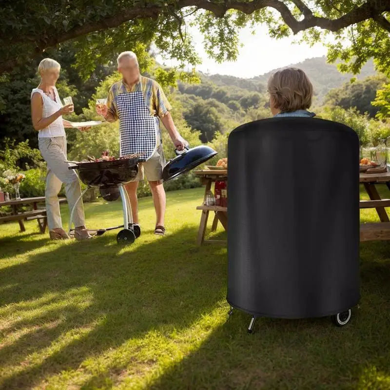 Waterproof Charcoal Grill Cover for Outside Patio Beach