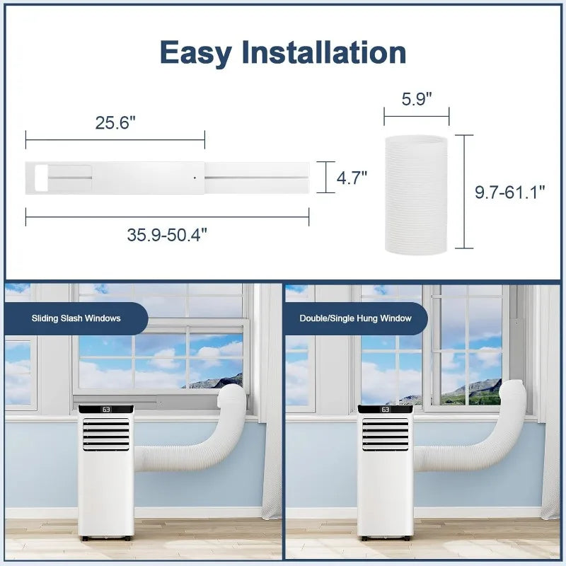 10,000 BTU Portable Air Conditione for Room up to 500 Sq.Ft.