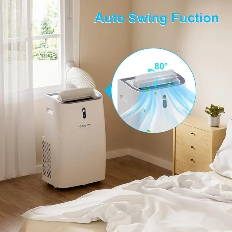 14,000 BTU Portable Air Conditioners for Room Up to 700 Sq.Ft, Cool, Heat, Dehumidifier & Fan 4 in 1 Portable AC Unit