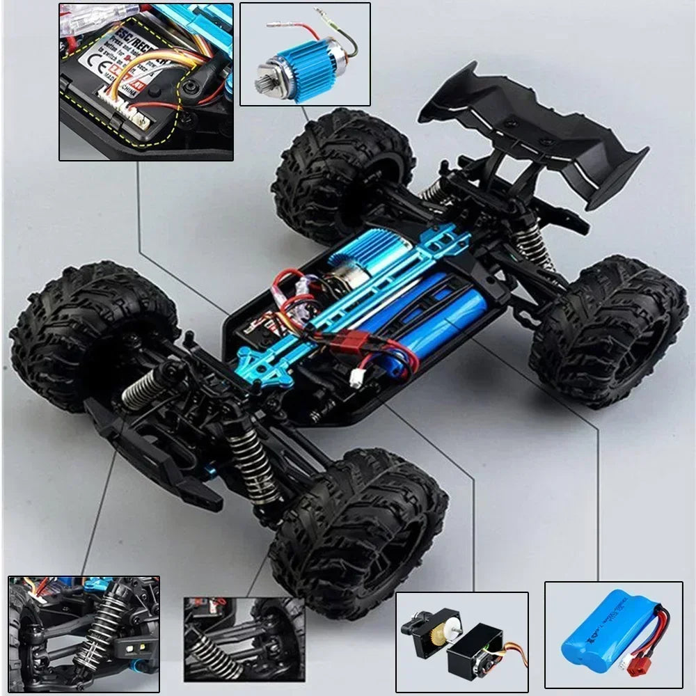 2024 New 1:16 Scale Large RC Control Car 2.4G 4WD Off Road Monster Truck