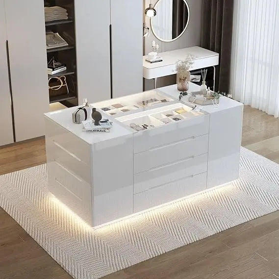 16 Drawer Armoire Bedroom Island Wardrobe Closet Island