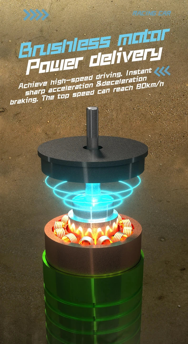 4WD RC Professional Racing 2.4G High Speed Off-Road Drift Car