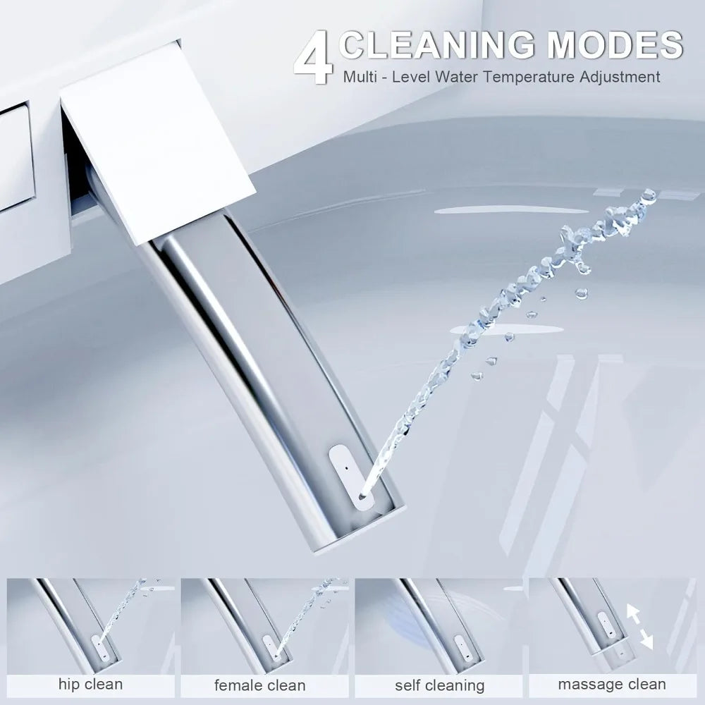 Smart Toilet with Bidet Built in with Foot Sensor Operation
