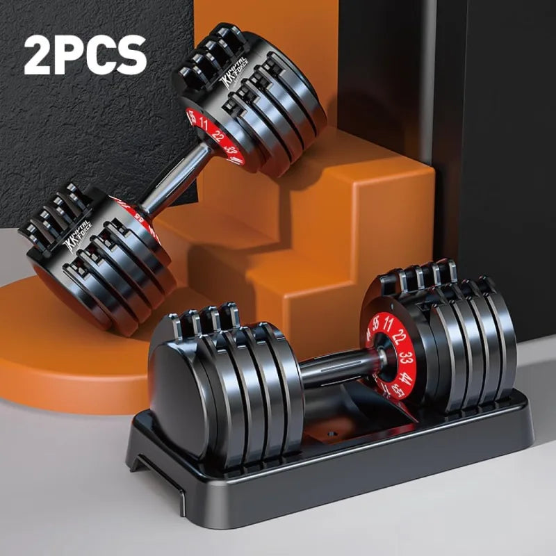 25/55lbs Adjustable Dumbbells Set,