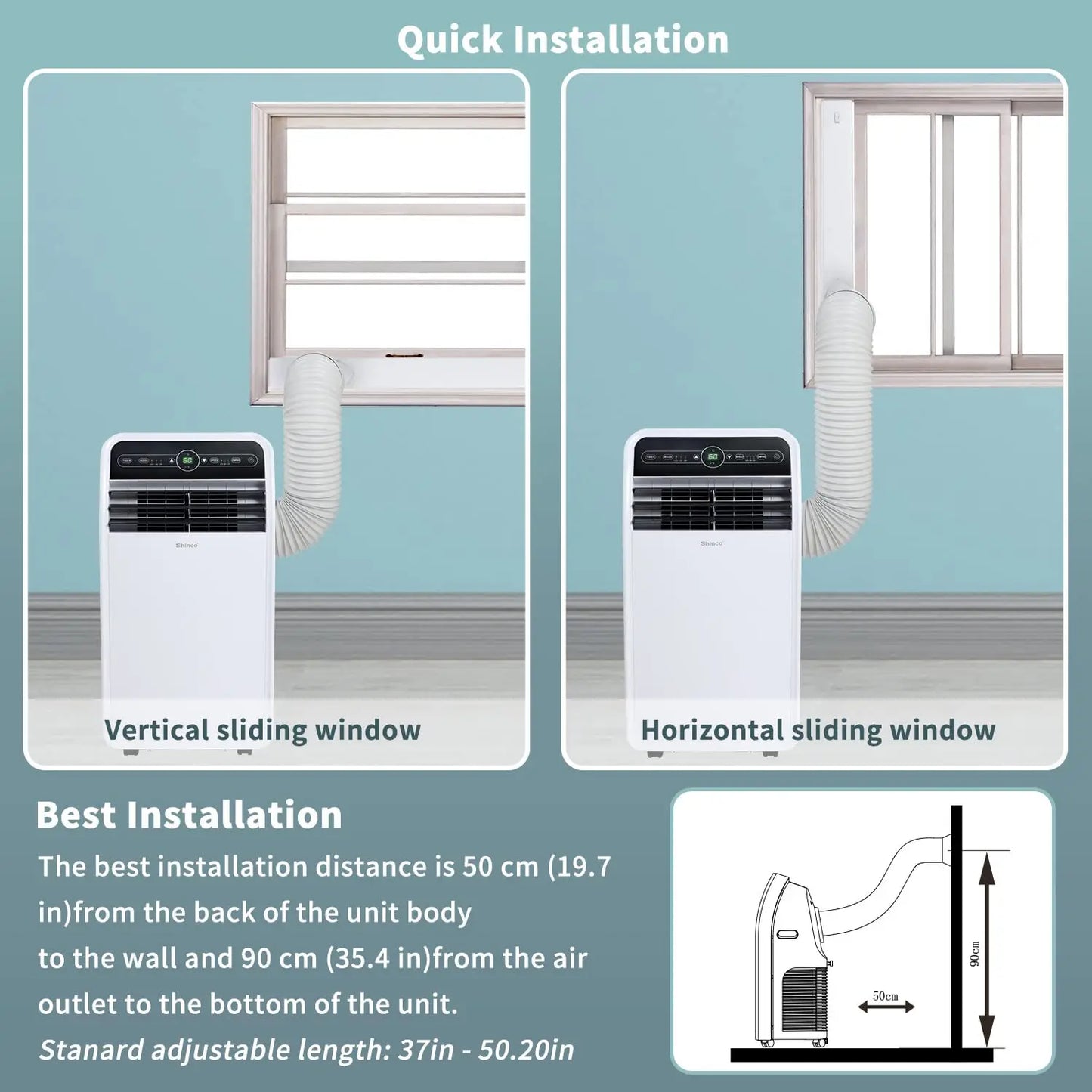 12,000 BTU, Portable AC Unit with Built-in Cool