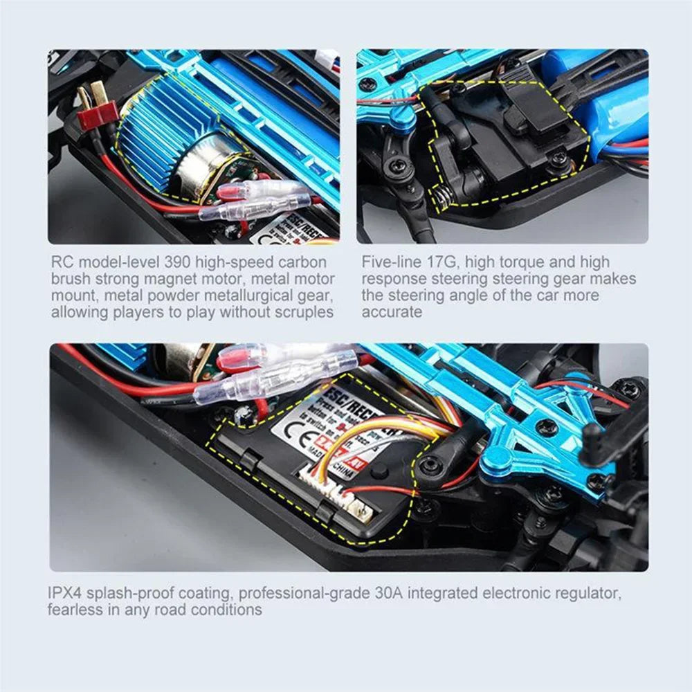 2024 New 1:16 Scale Large RC Control Car 2.4G 4WD Off Road Monster Truck