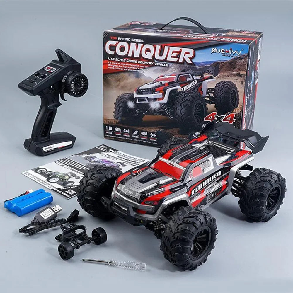 2024 New 1:16 Scale Large RC Control Car 2.4G 4WD Off Road Monster Truck