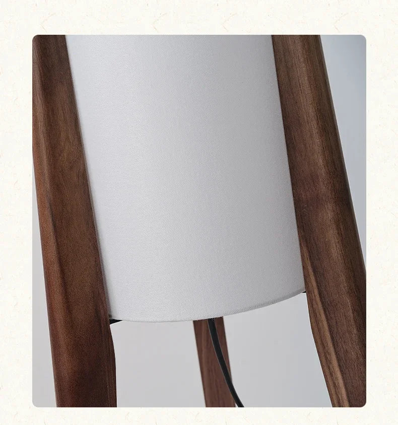 Zen Floor Lamp Japanese style light fabric shade lamp