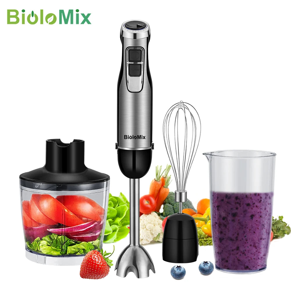 4 in 1 High Power 1200W Immersion Hand Stick Blender