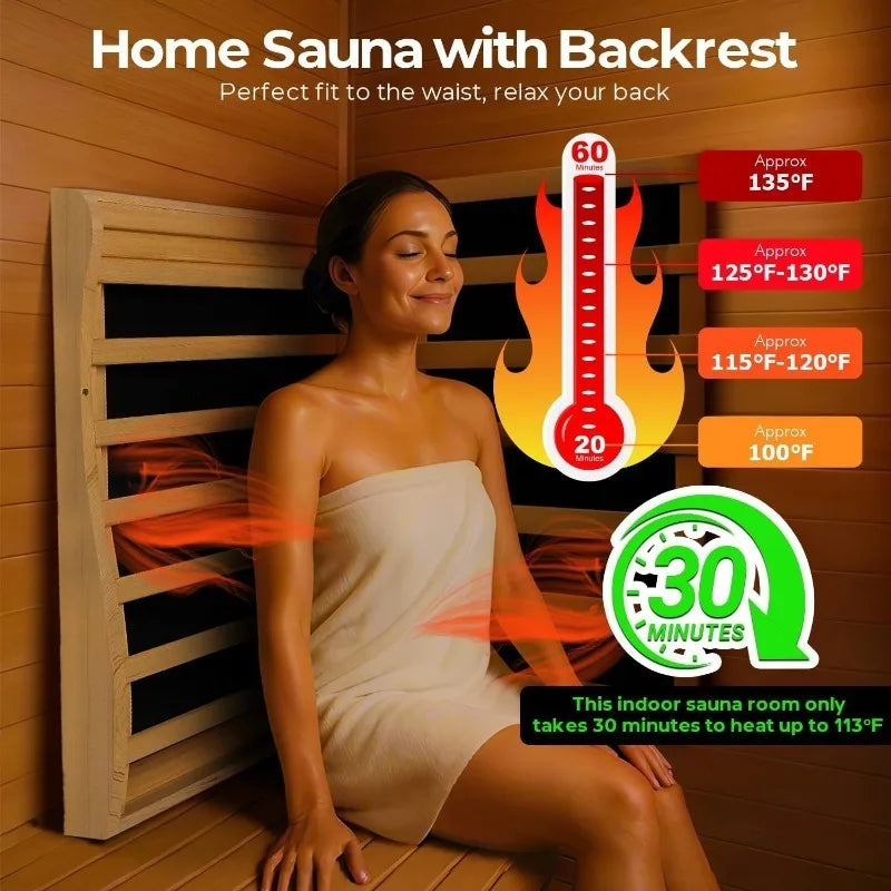 1 Person Infrared Sauna for Home
