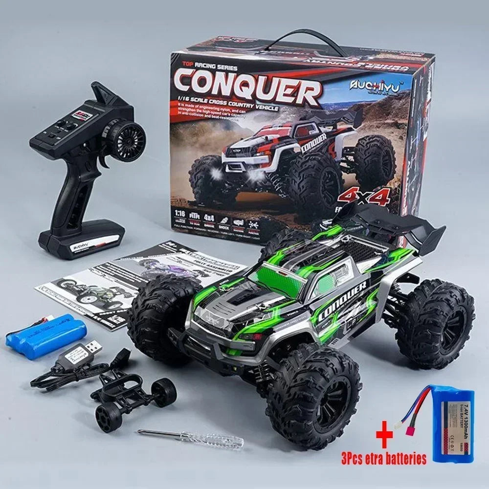 2024 New 1:16 Scale Large RC Control Car 2.4G 4WD Off Road Monster Truck