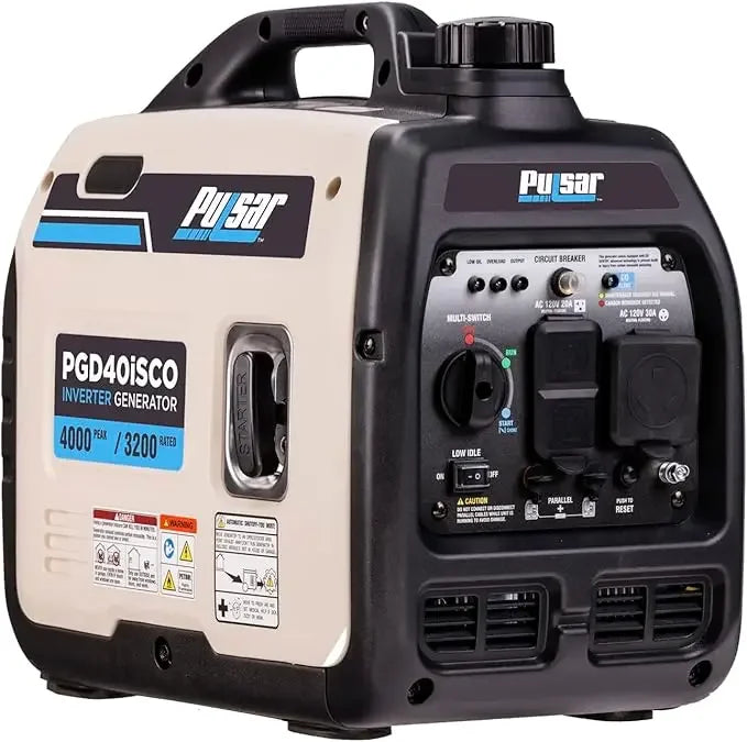 Ultra-Light Quiet 4000W Portable Gas Inverter Generator