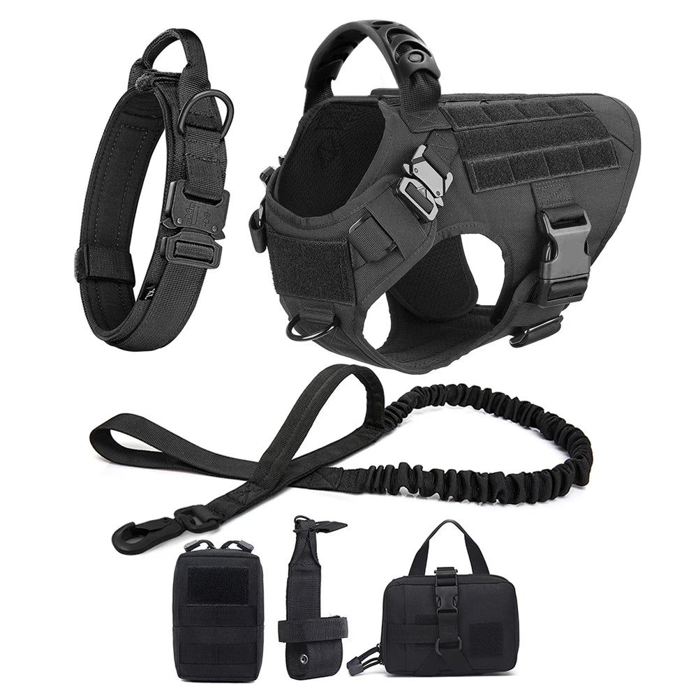 Training Walking Vest Dog Harness and Collar for Medium Large Dogs