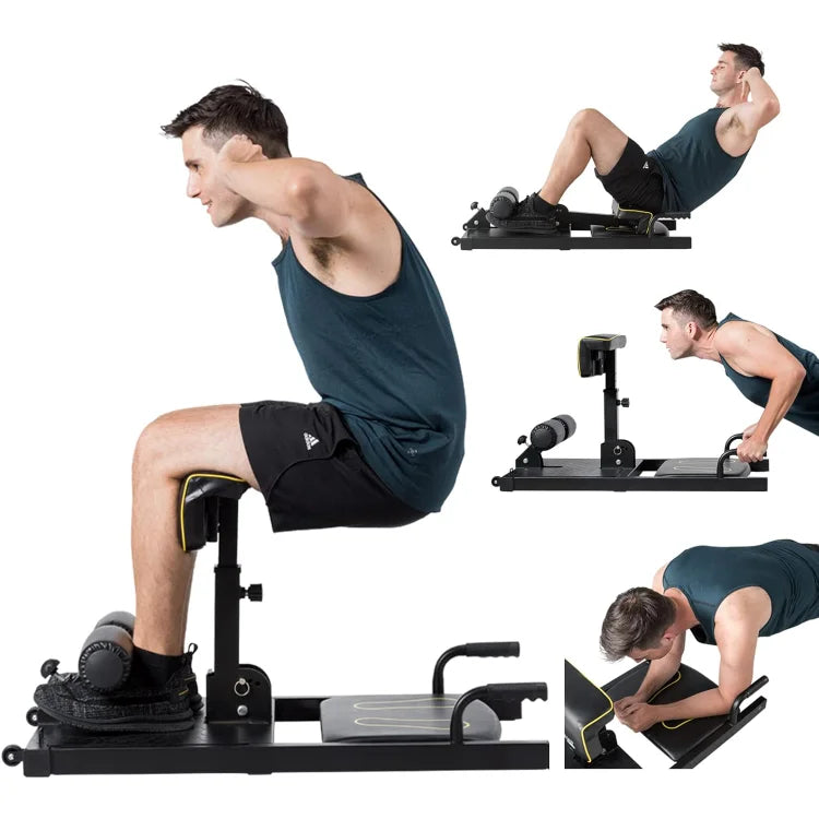 8 in 1, Multifunctional Squat Machine for Leg Strength Training, Sit-Up, Push-Ups