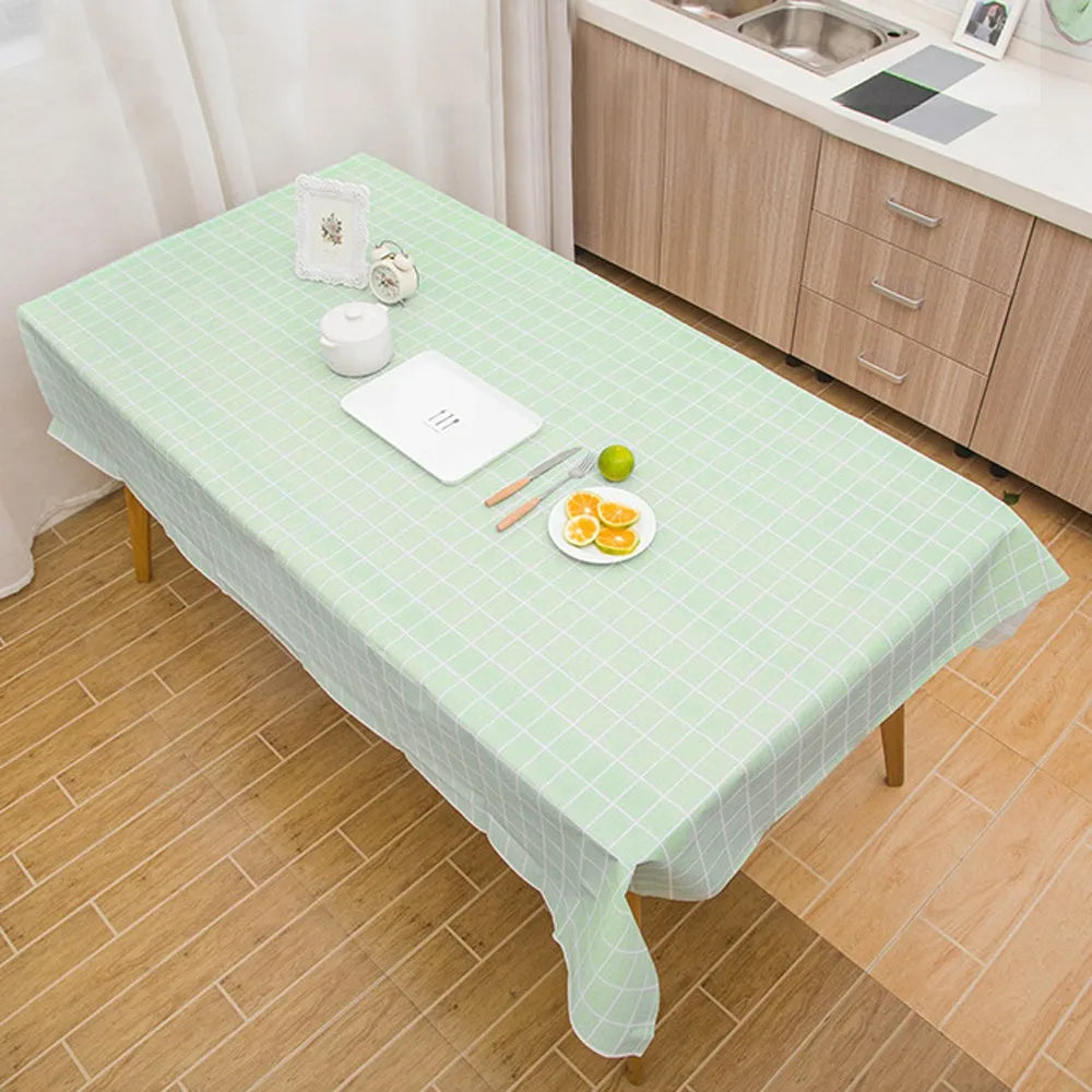 Rectangle Wipe Clean Party Tablecloth Cover