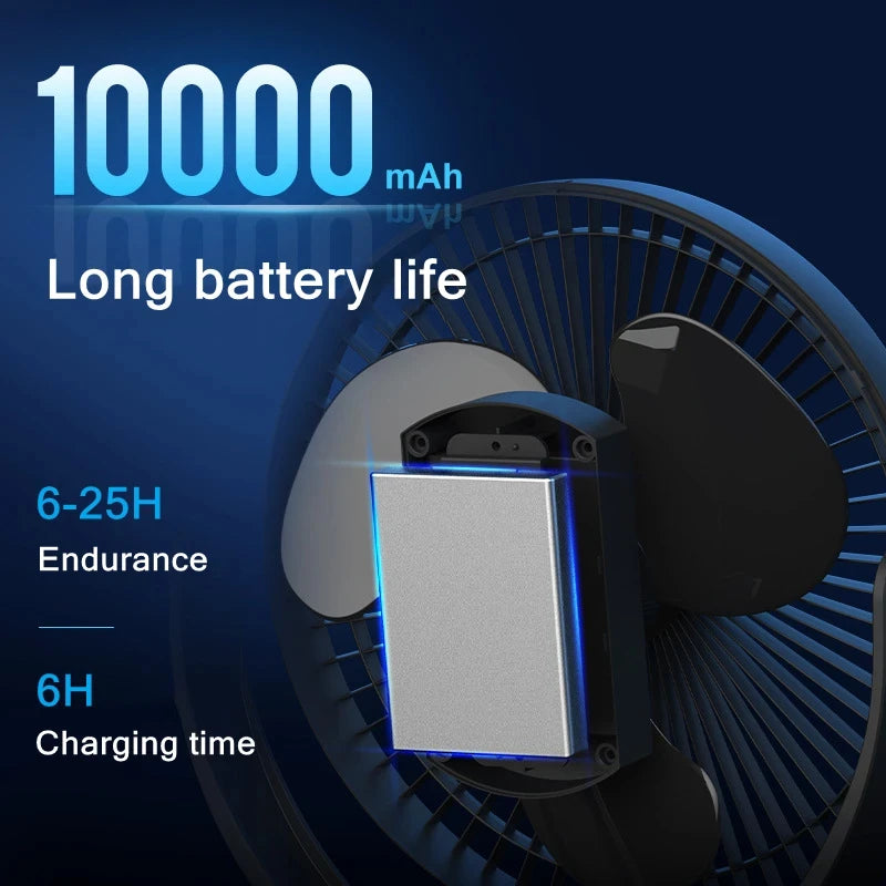 USB Charging Home Room Table Wireless Electric Fan