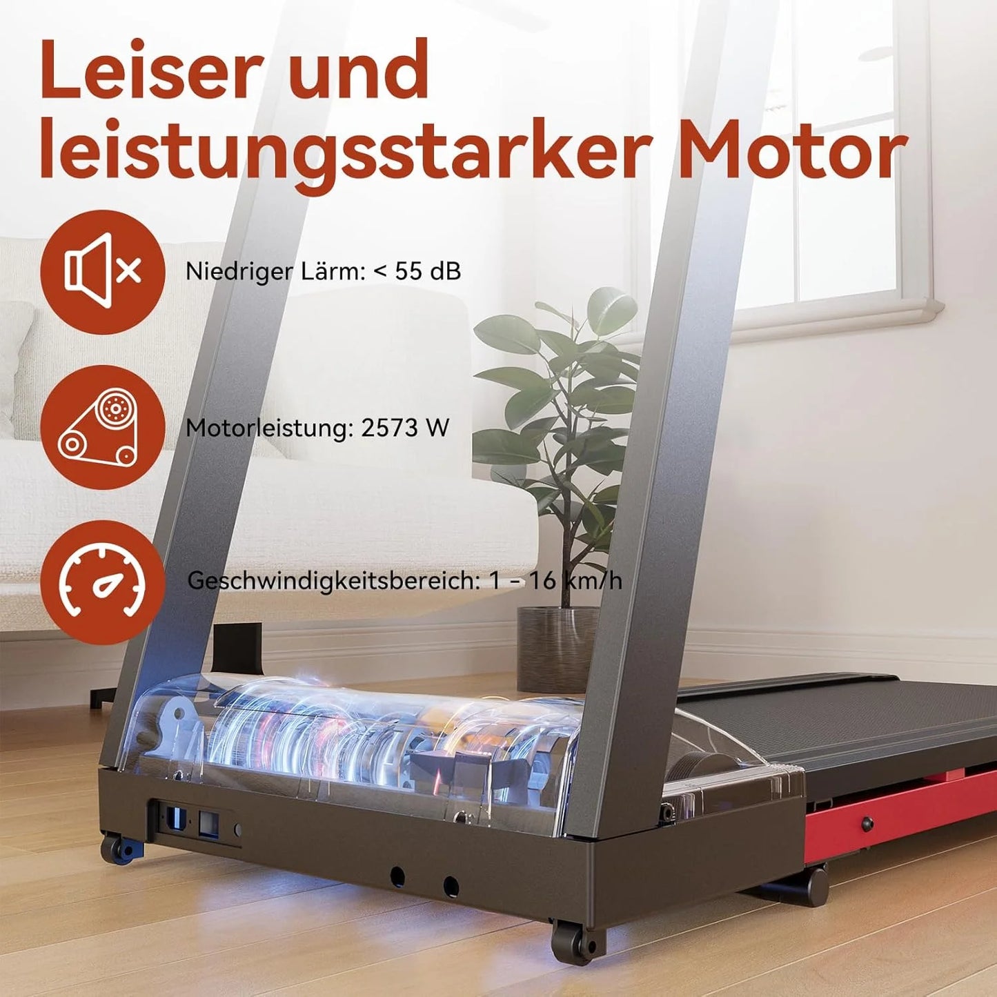 350lbs Adjustable Foldable Treadmill,10MPH Exercise Machine