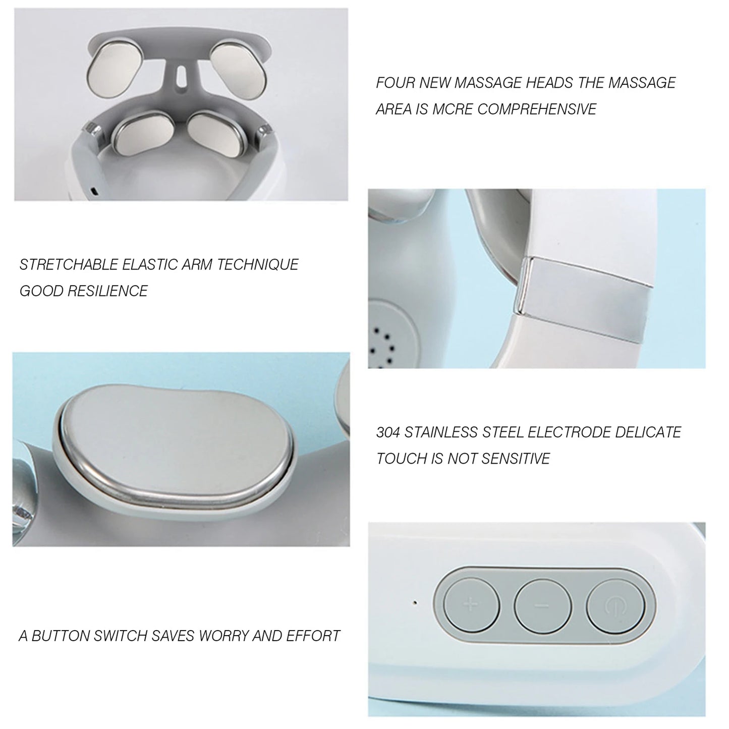 4 Head Neck and spine Massage Machine
