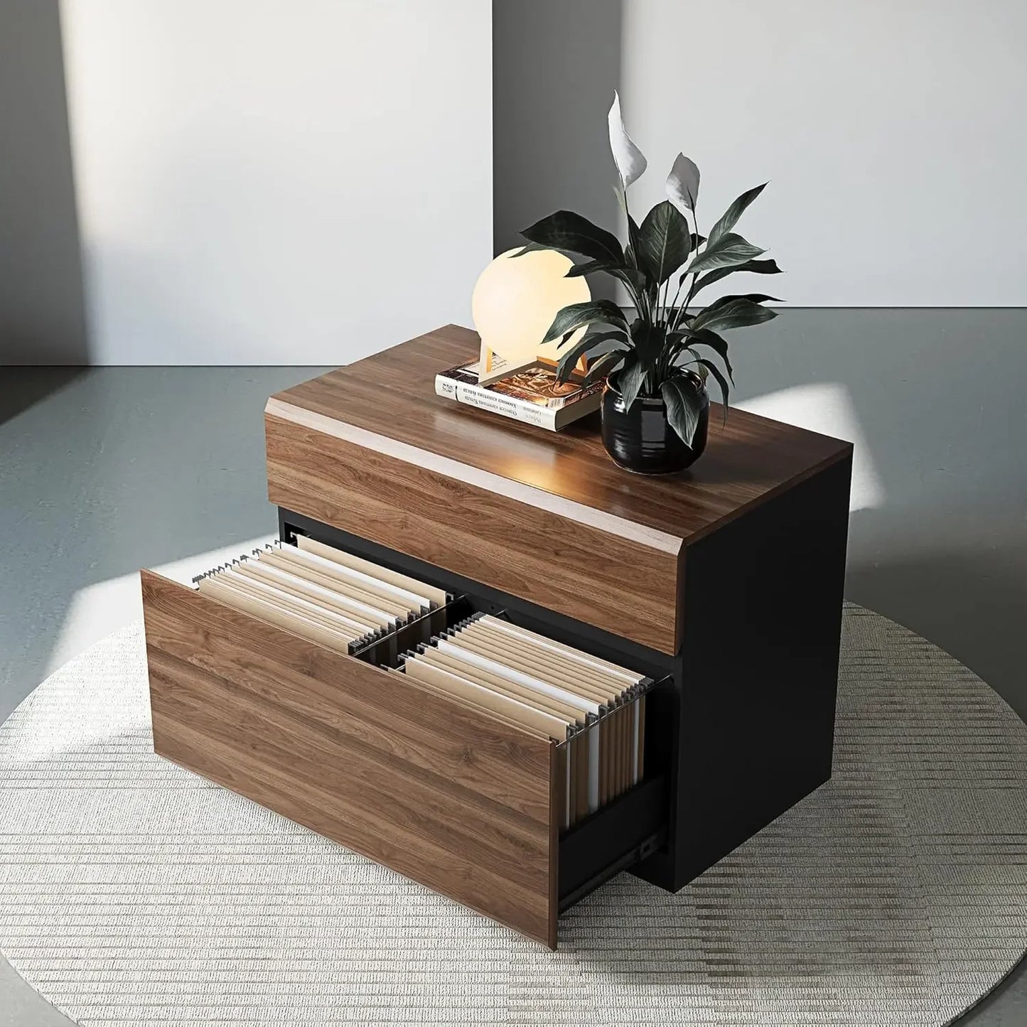 2-Drawer Lateral File Cabinet - 31W x 28H w/ Anti-Tilt