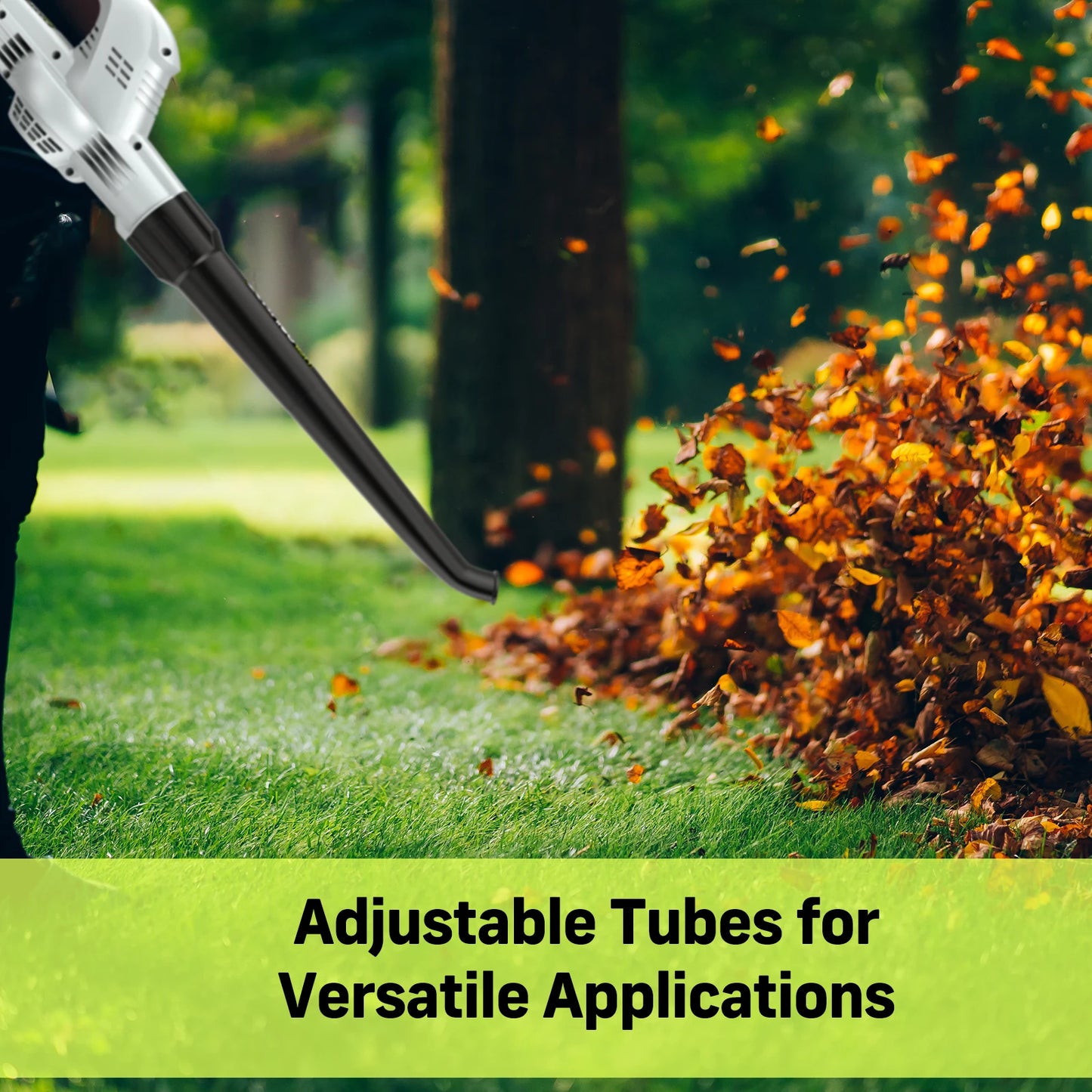 2 Speed Electric Cordless Leaf Blower with 1 Battery and Charger.