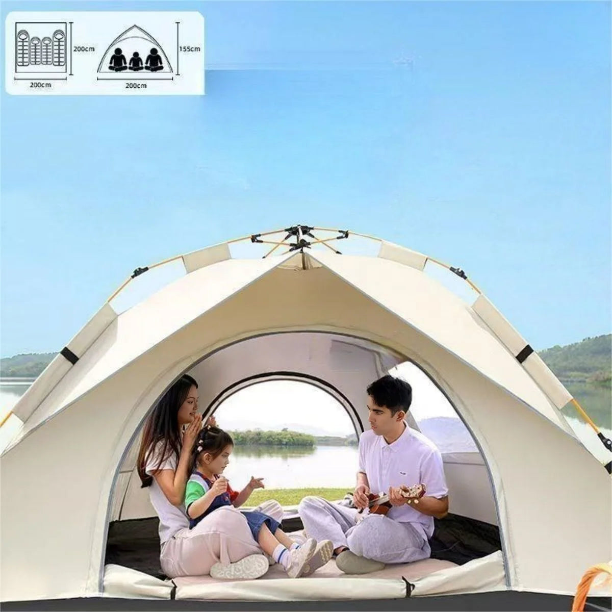 Automatic Quick-opening Travel Camping Tent