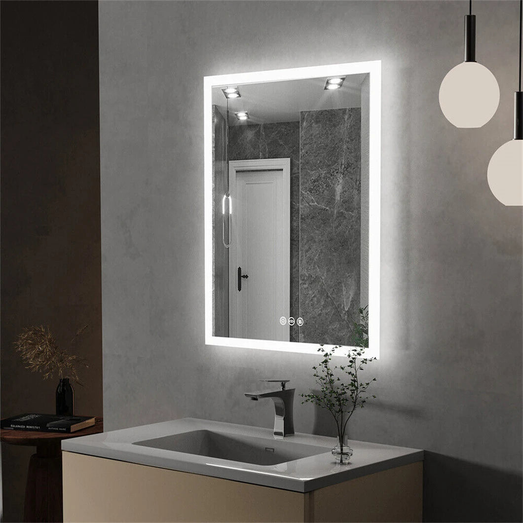 LED Bathroom Mirror for Vanity Dimmable 3 Colors Anti-Fog