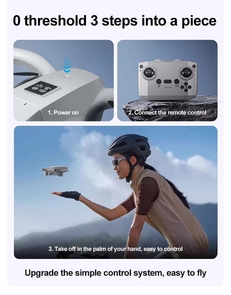 GT3 Drone with HD Dual Camera 180° view