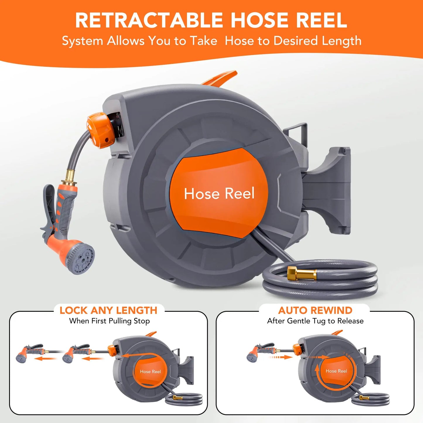 Built to Last, Garden Retractable Hose Reel
