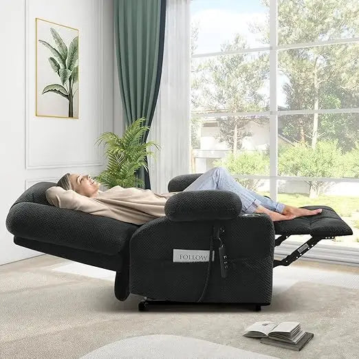 Electric Power Lift Recliner with Massage and Heat