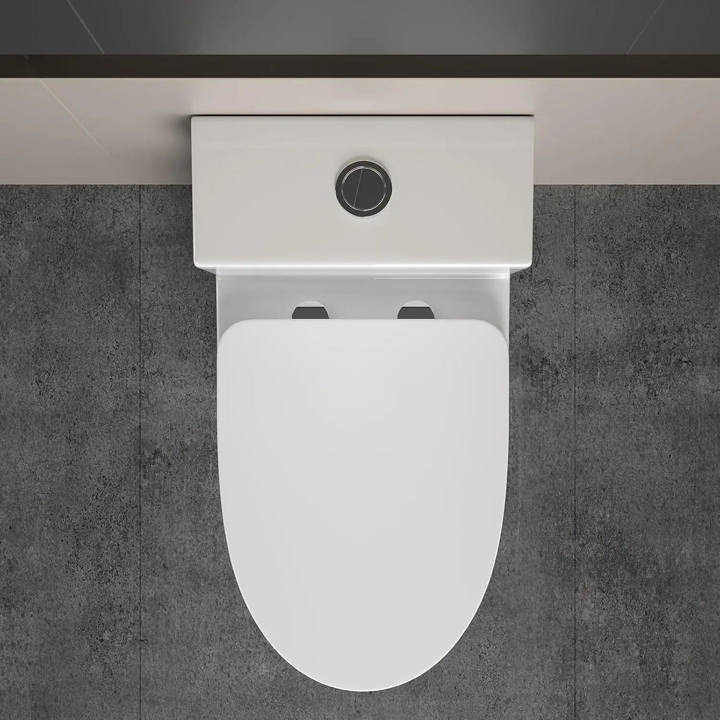 12"in One Piece Elongated Modern Toilet