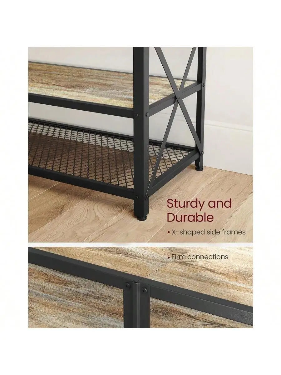 TV Console for TVs Up To 75 Inches with Storage Shelves