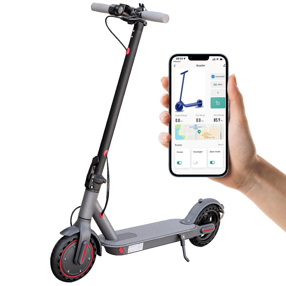 350W 19mph waterproof Electric Scooter with Shock-absorbing