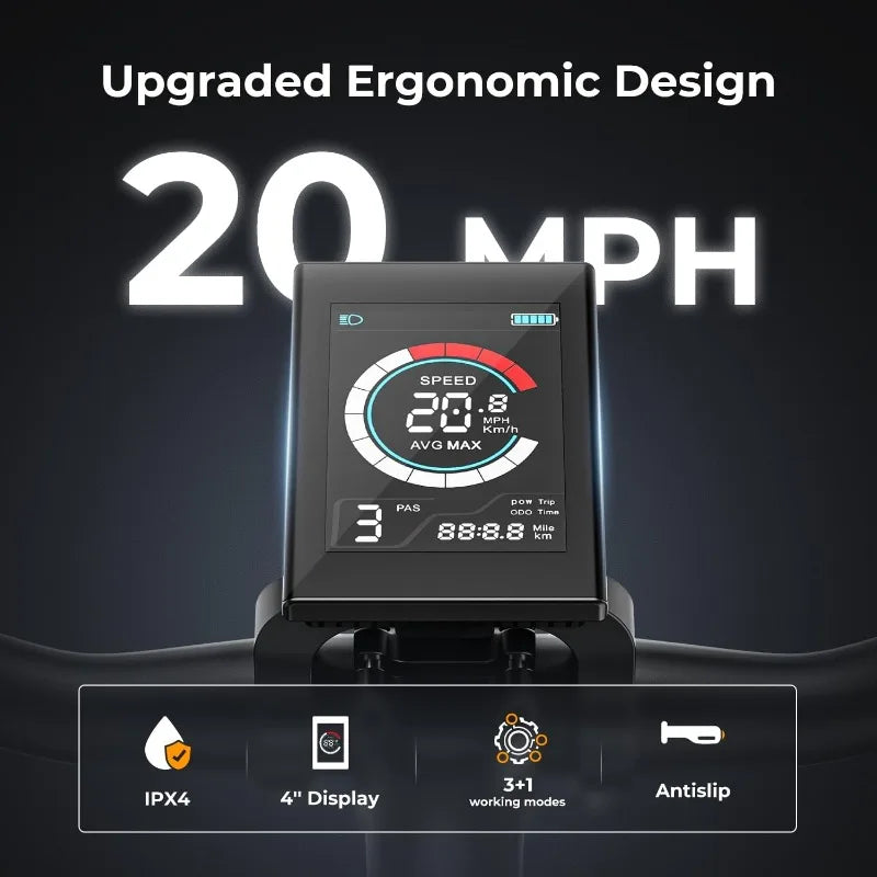 Electric Bike for Adults with Peak 500W Brushless Motor