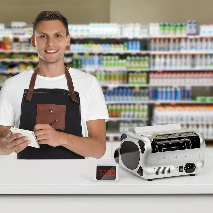 High Performance Money Counter Machine for Dollar and Euro Bills