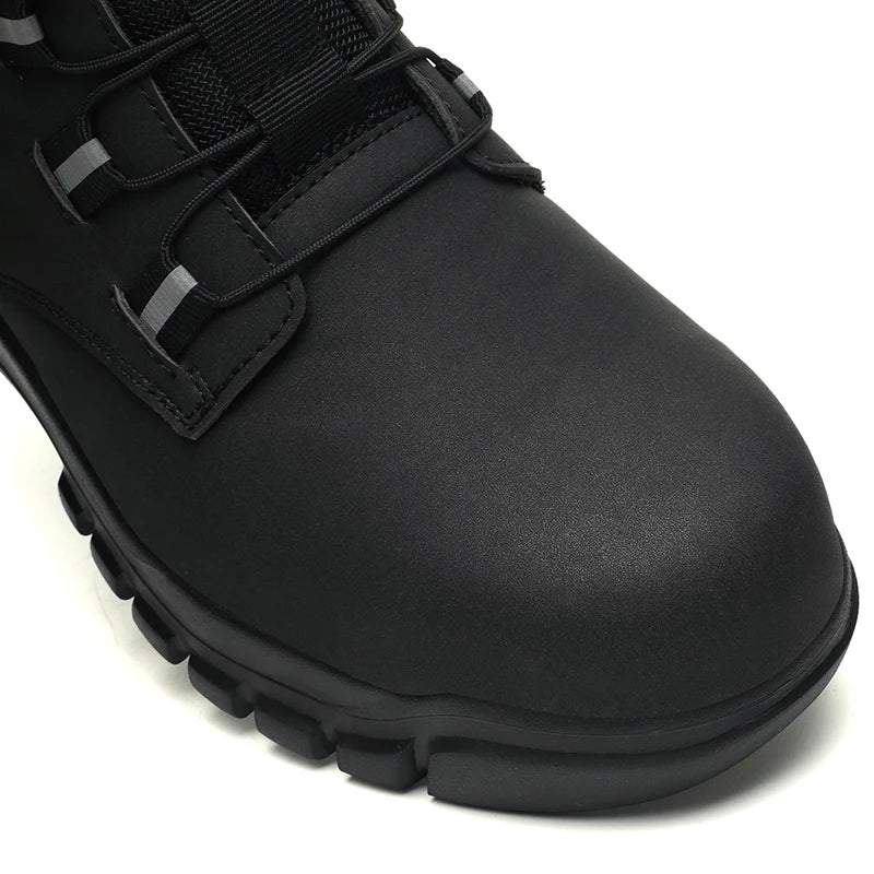 High Top Steel Toe Boots Slip Resistant Anti-Puncture